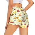 thumbnail image 1 of Lsque Heavy Equipment Printed Women's Running Shorts with Liner Pockets,Elastic Quick Dry Workout Athletic Gym Yoga Shorts,Womens High Waist Shorts-X-Large, 1 of 9