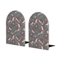 thumbnail image 1 of Lsque Hedgehogs and Flowers1 Printed Wood Bookends,Non-Skid Bookend for Shelves,Heavy Duty Support Bookends,Non-Slip Foam Pads for Office, Home, and Library,1 Pair, 1 of 8