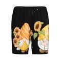 thumbnail image 1 of Lsque Hello Spring Sunflower Gnomes Mens Sleep Pajama Shorts,Short Pajama Pants, Cotton Ultra-Soft Knit-3X-Large, 1 of 9