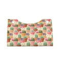 thumbnail image 1 of Lsque High Detail Succulent Printed Long Tissue Box Cover Holder, Facial Paper Organizer Dispenser,Triangle with Bottom Belt, PVC Leather Decorative Organizer, 1 of 9