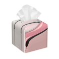 thumbnail image 1 of Lsque High Heel Shoes Butterfly Printed Tissue Box Cover Holder, Facial Paper Organizer Dispenser,Square with Bottom Belt, PVC Leather Decorative Organizer, 1 of 8