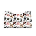 thumbnail image 1 of Lsque Hip Hop Dog Printed Long Tissue Box Cover Holder, Facial Paper Organizer Dispenser,Triangle with Bottom Belt, PVC Leather Decorative Organizer, 1 of 9