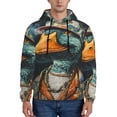 thumbnail image 1 of Lsque Hip-Hop Duck Pattern Casual Men's Hoodie,Hooded Sweatshirt with Kangaroo Pocket,Pullover Hoodie-Small, 1 of 7