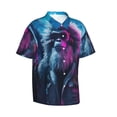 thumbnail image 1 of Lsque Hip-Hop Glasses Gorilla pattern Hawaiian Shirt for Men, Unisex Summer Beach Casual Short Sleeve Button Down Shirts-3X-Large, 1 of 9