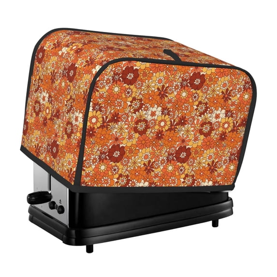 Lsque Hippie Flower Print 2 Slice Toaster Cover , Kitchen Appliance Dustproof Protector , Toaster Protector Dustproof Kitchen Appliance Cover
