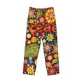 thumbnail image 1 of Lsque Hippie Peace Love Print Men's Pajama Pants, Lounge Pant - Comfortable Home Wear,Elastic Waistband, Stylish Design-XX-Large, 1 of 9