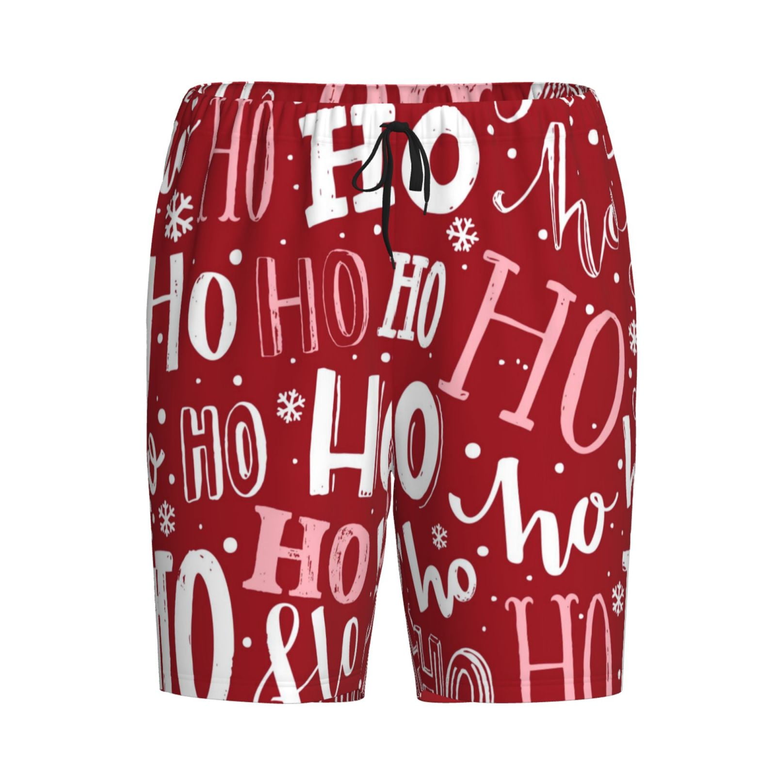 Lsque Ho Pattern Funny Christmas Mens Sleep Pajama Shorts Short Pajama Pants Cotton Ultra Soft Knit Medium