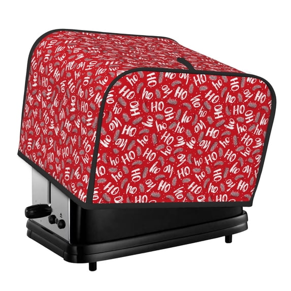 Lsque Hohoho3 Print 4 Slice Toaster Cover , Kitchen Appliance Dustproof Protector , Toaster Protector Dustproof Kitchen Appliance Cover