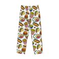 thumbnail image 1 of Lsque Hot Dog With One Sausage Print Men's Pajama Pants, Lounge Pant - Comfortable Home Wear,Elastic Waistband, Stylish Design-Small, 1 of 9