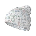 thumbnail image 1 of Lsque Household Appliances Pattern Knitted Beanie, Unisex Winter Hat, Knit Hat Winter Beanies Thick Fisherman Beanies Cuffed Plain Skull Caps, 1 of 6