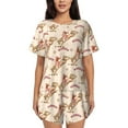 thumbnail image 1 of Lsque Howdy Cowgirl Women's Short-Sleeved Pajama Set - 2 Piece Soft and Lightweight Sleepwear Set-4X-Large, 1 of 9