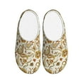 thumbnail image 1 of Lsque Indian Paisley Pattern Womens Comfort Cotton on Scuff With Memory Foam and Anti-skid Sole Slipper-42/43, 1 of 7