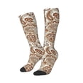 thumbnail image 1 of Lsque Indian Paisley1 Printed Crew Socks Men's Women's LightWeight Thin Casual Calf Socks ,Knee High Socks,Cotton Socks, 1 of 9