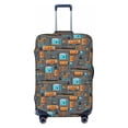 thumbnail image 1 of Lsque Industrial Transportation Printed Luggage Cover, Travel Luggage Protector,Scratch and Dirt Resistant, Fits 18-32 Inch Luggage - Large, 1 of 9