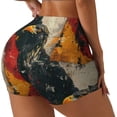 thumbnail image 1 of Lsque Ink Style Bald Eagle Pattern High Waisted Biker Shorts for Women-Tummy Control Fitness Athletic Workout Running Yoga Gym Shorts,Moisture-Wicking-X-Large, 1 of 9