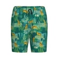 thumbnail image 1 of Lsque Jungle Leopard Mens Sleep Pajama Shorts,Short Pajama Pants, Cotton Ultra-Soft Knit-Large, 1 of 9