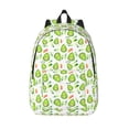 thumbnail image 1 of Lsque Kawaii Avocado Pattern Canvas Daypack, Durable Backpack, High-quality Versatile Backpack,Vintage Compact Backpack-Small, 1 of 6