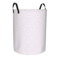 thumbnail image 1 of Lsque Kawaii Cat Paw pattern Laundry Hamper Basket, Tall Woven Rope Hamper Basket for Clothes, Lightweight Storage Basket, Collapsible Waterproof-Small, 1 of 8