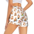 thumbnail image 1 of Lsque Kawaii Shiba Dog Printed Women's Running Shorts with Liner Pockets,Elastic Quick Dry Workout Athletic Gym Yoga Shorts,Womens High Waist Shorts-XX-Large, 1 of 9