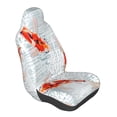 thumbnail image 1 of Lsque Koi Fish Corals,Spring Summer Pattern Car Seat Covers for Front Seats , Waterproof Seat Covers for Cars, Sporty Front Seat Covers,Car Seat Cover Protector Front Seats, 1 of 5