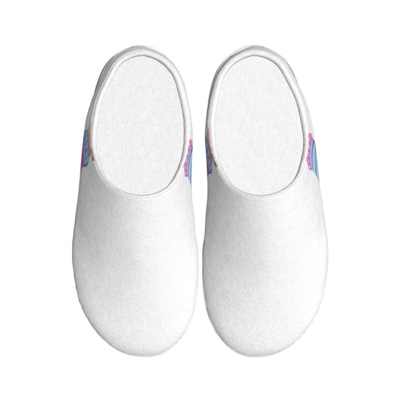 Lsque LGBT Gnomes Pattern Womens Comfort Cotton on Scuff With Memory Foam and Anti-skid Sole Slipper-40/41