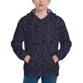 thumbnail image 1 of Lsque LOVE Patten Youth Hoodie Sweatshirt Pullover with Kangaroo Pocket Boys and Girls Hoodie Warm Hoodie for Kids-X-Large, 1 of 6