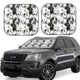 thumbnail image 1 of Lsque Labrador Retriever Dog 2 PCS Windshield Sun Shade | CarFoldable Window Covers | Car Accessories Reflect UV for Universal Cars SUV Truck | Medium, 1 of 7