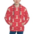 thumbnail image 1 of Lsque Labrador Retriever Dog Patten Youth Hoodie Sweatshirt Pullover with Kangaroo Pocket Boys and Girls Hoodie Warm Hoodie for Kids-Small, 1 of 6