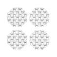 thumbnail image 1 of Lsque Labrador Retriever Dog Pattern 4" Drink Coasters Set of 4, PVC Leather Absorbent Coasters, Table Coaster Set Decorative Coffee Cup Coasters Housewarming Gift -Octagon, 1 of 6