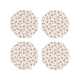 thumbnail image 1 of Lsque Labrador Retriever Dog Pattern 4" Drink Coasters Set of 4, PVC Leather Absorbent Coasters, Table Coaster Set Decorative Coffee Cup Coasters Housewarming Gift -Octagon, 1 of 6