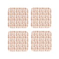 thumbnail image 1 of Lsque Labrador Retriever Dog Pattern 4" Drink Coasters Set of 4, PVC Leather Absorbent Coasters, Table Coaster Set Decorative Coffee Cup Coasters Housewarming Gift -Square, 1 of 6
