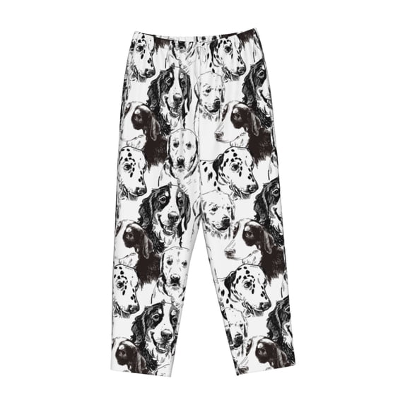 Lsque Labrador Retriever Dog Print Women's Pajama Pants, Lounge Pant - Comfortable Home Wear,Elastic Waistband, Stylish Design-XX-Large