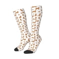 thumbnail image 1 of Lsque Labrador Retriever Dog Printed Crew Socks Men's Women's LightWeight Thin Casual Calf Socks ,Knee High Socks,Cotton Socks, 1 of 9