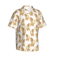 thumbnail image 1 of Lsque Labrador Retriever Dog pattern Hawaiian Shirt for Men, Unisex Summer Beach Casual Short Sleeve Button Down Shirts-Large, 1 of 9