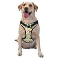 thumbnail image 1 of Lsque Ladybug And Wild Flowers Dog Harness, No-Pull Pet Harness with 2 Leash Clips, Adjustable Soft Padded Dog Vest with Easy Control Handle for Large Dogs-Medium, 1 of 1