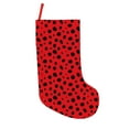 thumbnail image 1 of Lsque Ladybug Dotted Pattern 18 Inch Christmas Stockings, Festive Holiday Stocking for Christmas Decorations Holiday Decor, 1 of 7