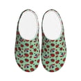 thumbnail image 1 of Lsque Ladybugs 3 Pattern Womens Comfort Cotton on Scuff With Memory Foam and Anti-skid Sole Slipper-35/36, 1 of 7