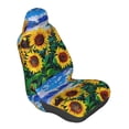 thumbnail image 1 of Lsque Landscape With Sunflowers Pattern Car Seat Covers for Front Seats , Waterproof Seat Covers for Cars, Sporty Front Seat Covers,Car Seat Cover Protector Front Seats, 1 of 5