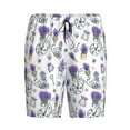 thumbnail image 1 of Lsque Lavender Bicycle Mens Sleep Pajama Shorts,Short Pajama Pants, Cotton Ultra-Soft Knit-4X-Large, 1 of 9