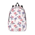 thumbnail image 1 of Lsque Lavender Flowers Pattern Canvas Daypack, Durable Backpack, High-quality Versatile Backpack,Vintage Compact Backpack-Small, 1 of 6