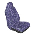 thumbnail image 1 of Lsque Lavender Flowers Pattern Car Seat Covers for Front Seats , Waterproof Seat Covers for Cars, Sporty Front Seat Covers,Car Seat Cover Protector Front Seats, 1 of 5
