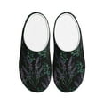 thumbnail image 1 of Lsque Lavender Flowers Pattern Womens Comfort Cotton on Scuff With Memory Foam and Anti-skid Sole Slipper-39/40, 1 of 7
