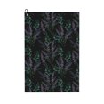 thumbnail image 1 of Lsque Lavender Flowers Premium Golf Towel - Ultra Absorbent and Quick Drying Microfiber Towel with Carabiner - Gift for Men -24" X 16", 1 of 8
