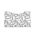 thumbnail image 1 of Lsque Lavender Flowers Printed Long Tissue Box Cover Holder, Facial Paper Organizer Dispenser,Triangle with Bottom Belt, PVC Leather Decorative Organizer, 1 of 9