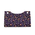thumbnail image 1 of Lsque Lavender Flowers Printed Long Tissue Box Cover Holder, Facial Paper Organizer Dispenser,Triangle with Bottom Belt, PVC Leather Decorative Organizer, 1 of 9