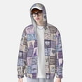 thumbnail image 1 of Lsque Lavender Flowers UPF 50+ Lightweight Sun Protection Men's Women's Long Sleeve Shirt, Hoodie Performance -3X-Large, 1 of 9