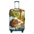 thumbnail image 1 of Lsque Lazy Home Style Guinea Pig Printed Luggage Cover, Travel Luggage Protector,Scratch and Dirt Resistant, Fits 18-32 Inch Luggage - Small, 1 of 9