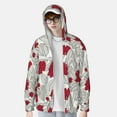 thumbnail image 1 of Lsque Leaves And Anemone UPF 50+ Lightweight Sun Protection Men's Women's Long Sleeve Shirt, Hoodie Performance -3X-Large, 1 of 9