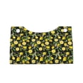 thumbnail image 1 of Lsque Lemon Fruits Flowers Leaves Printed Long Tissue Box Cover Holder, Facial Paper Organizer Dispenser,Triangle with Bottom Belt, PVC Leather Decorative Organizer, 1 of 9