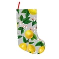 thumbnail image 1 of Lsque Lemon Seamless Pattern Oil Painting Effect Pattern 18 Inch Christmas Stockings, Festive Holiday Stocking for Christmas Decorations Holiday Decor, 1 of 8